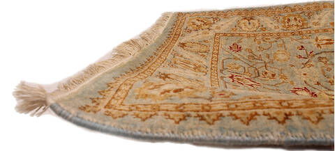 Ziegler Beige Runner Hand Knotted 26 X 96  Area Rug 254-112345 Image 3