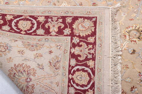 Jaipur Beige Hand Knotted 40 X 60  Area Rug 905-112429 Image 3