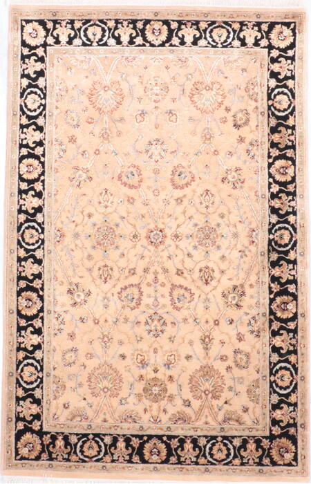 Jaipur Beige Hand Knotted 41 X 64  Area Rug 905-112431 Image 6