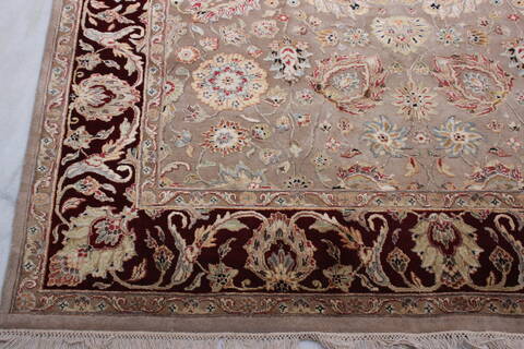 Jaipur Brown Hand Knotted 60 X 92  Area Rug 905-112486 Image 1