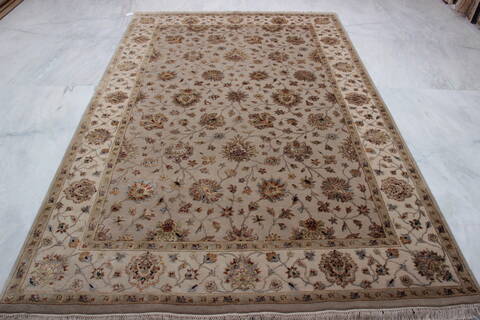 Jaipur Grey Hand Knotted 61 X 93  Area Rug 905-112489 Image 2