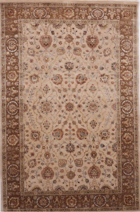 Jaipur Beige Hand Knotted 60 X 91  Area Rug 905-112494 Image 0