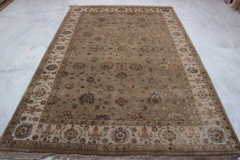 Jaipur Yellow Hand Knotted 62 X 93  Area Rug 905-112495 Image 2