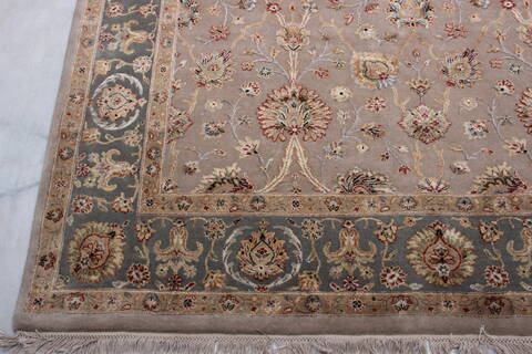 Jaipur Brown Hand Knotted 60 X 92  Area Rug 905-112496 Image 1