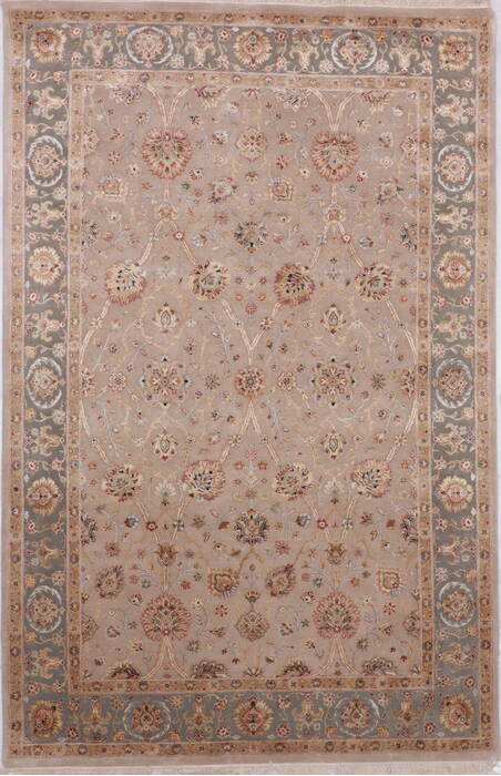 Jaipur Brown Hand Knotted 60 X 92  Area Rug 905-112496 Image 0