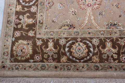 Jaipur Brown Hand Knotted 60 X 92  Area Rug 905-112497 Image 1
