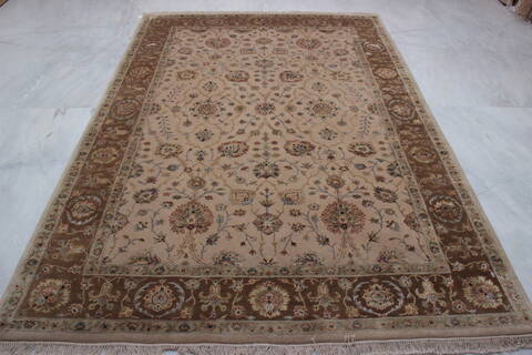 Jaipur Brown Hand Knotted 60 X 92  Area Rug 905-112497 Image 2