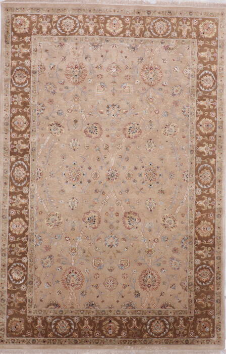 Jaipur Brown Hand Knotted 60 X 92  Area Rug 905-112497 Image 0