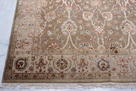 Jaipur Yellow Hand Knotted 60 X 92  Area Rug 905-112498 Image 1