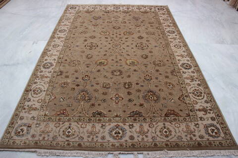 Jaipur Yellow Hand Knotted 60 X 92  Area Rug 905-112498 Image 2