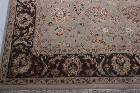 Jaipur Beige Hand Knotted 61 X 92  Area Rug 905-112505 Image 1