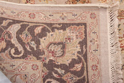 Jaipur Beige Hand Knotted 61 X 92  Area Rug 905-112505 Image 3
