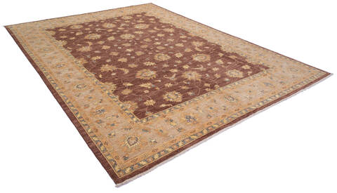Chobi Brown Hand Knotted 810 X 119  Area Rug 700-112531 Image 3