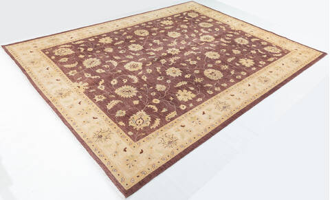 Chobi Brown Hand Knotted 811 X 117  Area Rug 700-112532 Image 2