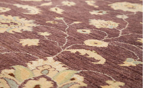 Chobi Brown Hand Knotted 811 X 117  Area Rug 700-112532 Image 3