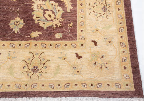 Chobi Brown Hand Knotted 811 X 117  Area Rug 700-112532 Image 4