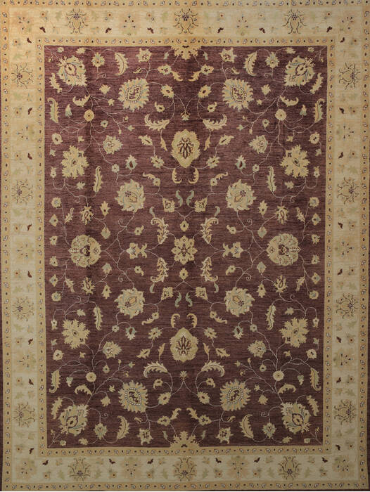 Chobi Brown Hand Knotted 811 X 117  Area Rug 700-112532 Image 0