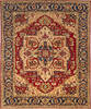 Heriz Red Hand Knotted 83 X 100  Area Rug 700-115744 Thumb 0