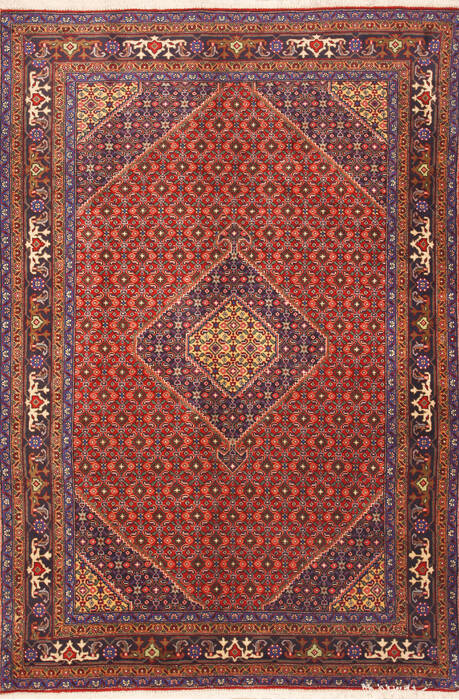 Ardebil Red Hand Knotted 66 X 97  Area Rug 100-12139 Image 0