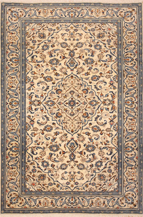 Ardakan White Hand Knotted 65 X 97  Area Rug 100-12147 Image 0