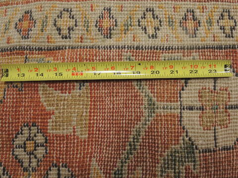 Moshk Abad Green Hand Knotted 145 X 195  Area Rug 100-12350 Image 15