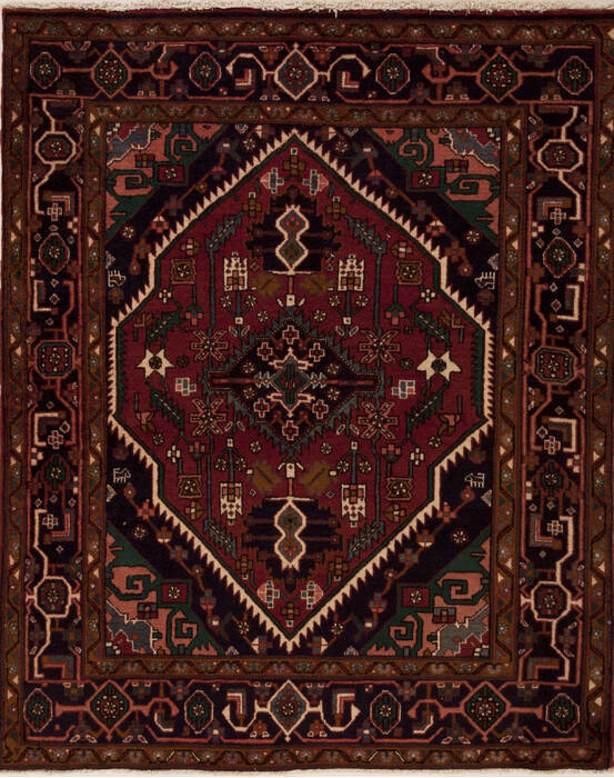 Heriz Red Hand Knotted 56 X 611  Area Rug 251-12428 Image 0