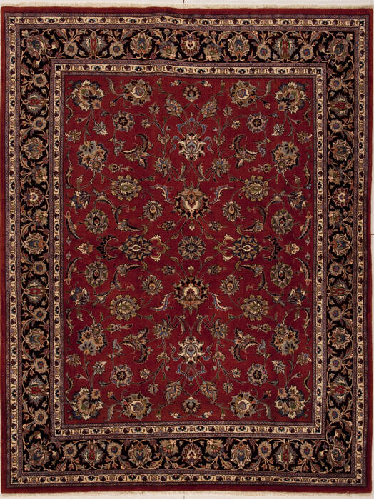 Mashad Red Hand Knotted 64 X 84  Area Rug 251-12542 Image 0