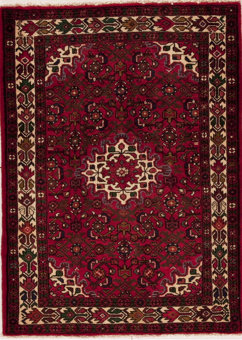 Hossein Abad Red Hand Knotted 37 X 411  Area Rug 251-12603 Image 0