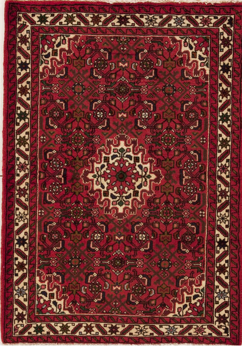 Hossein Abad Red Hand Knotted 36 X 411  Area Rug 251-12607 Image 0