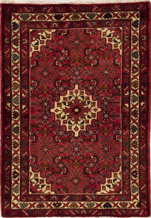 Hossein Abad Purple Hand Knotted 37 X 52  Area Rug 251-12615 Image 0