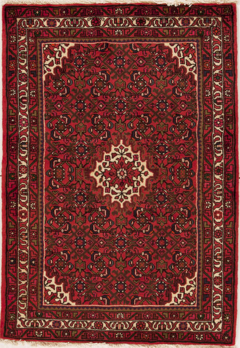 Hossein Abad Purple Hand Knotted 37 X 51  Area Rug 251-12616 Image 0