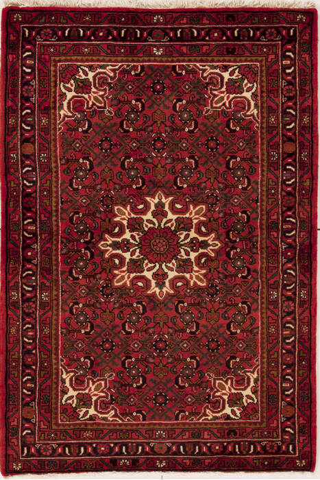 Hossein Abad Red Hand Knotted 36 X 52  Area Rug 251-12618 Image 0