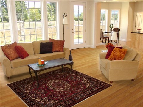 Mussel Red Hand Knotted 50 X 83  Area Rug 251-12818 Image 4