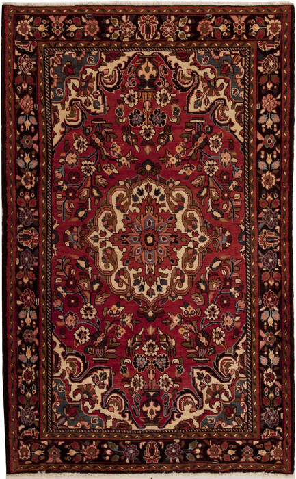 Mussel Red Hand Knotted 50 X 83  Area Rug 251-12818 Image 0