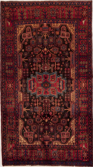 Mussel Multicolor Hand Knotted 52 X 95  Area Rug 251-13131 Image 0