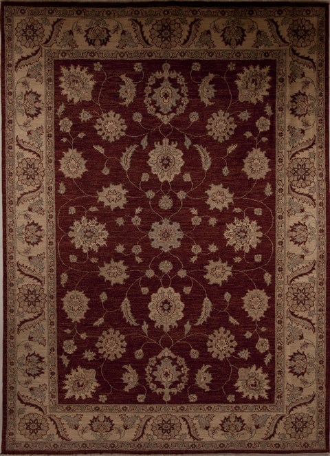 Pishavar Red Hand Knotted 66 X 93  Area Rug 251-13640 Image 0