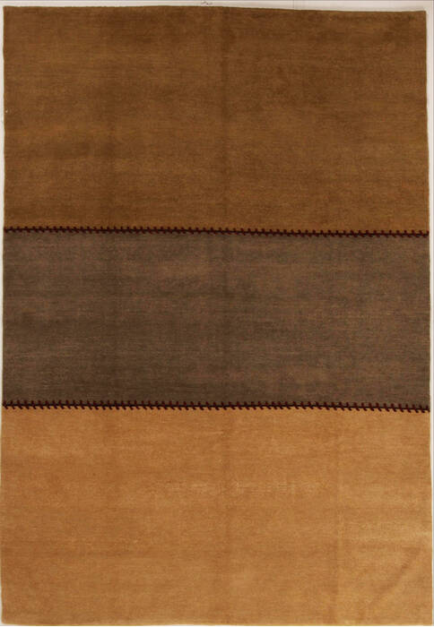 Pishavar Beige Hand Knotted 66 X 93  Area Rug 251-13707 Image 0