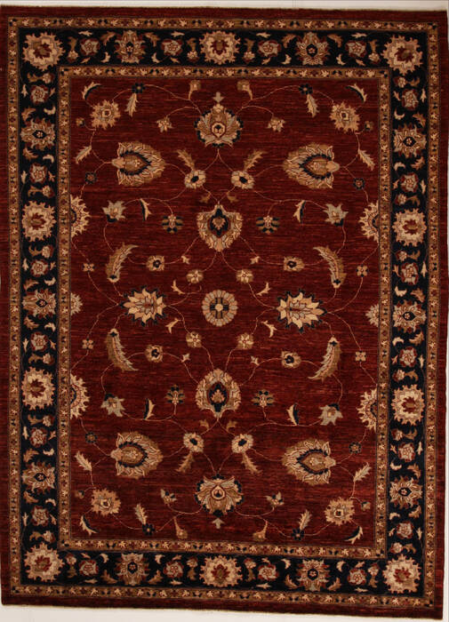 Pishavar Red Hand Knotted 70 X 96  Area Rug 251-13718 Image 0
