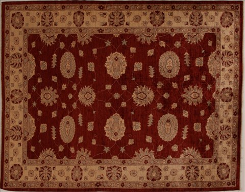 Pishavar Red Hand Knotted 70 X 90  Area Rug 251-13776 Image 0