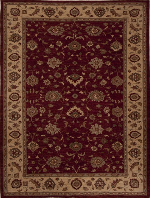 Pishavar Red Hand Knotted 611 X 92  Area Rug 251-13812 Image 0