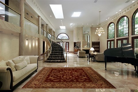 Pishavar Brown Hand Knotted 90 X 118  Area Rug 251-13903 Image 1
