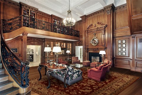 Pishavar Brown Hand Knotted 90 X 118  Area Rug 251-13903 Image 2
