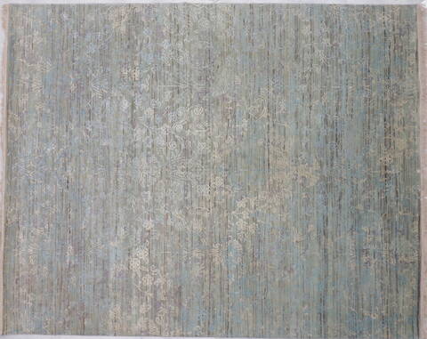 Jaipur Blue Hand Knotted 82 X 102  Area Rug 905-135674 Image 1