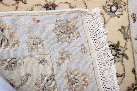 Jaipur Yellow Runner Hand Knotted 27 X 121  Area Rug 905-135696 Image 3