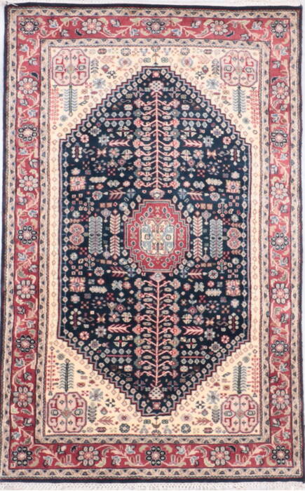 Abadeh Blue Hand Knotted 40 X 63  Area Rug 905-135724 Image 0