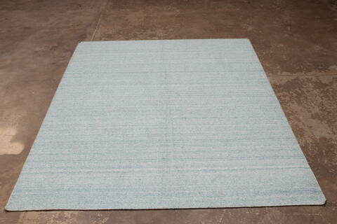 Modern-Contemporary Blue Hand Loomed 54 X 611  Area Rug 301-135806 Image 1