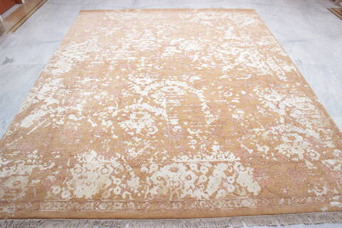 Jaipur Brown Hand Knotted 80 X 102  Area Rug 905-135815 Image 2