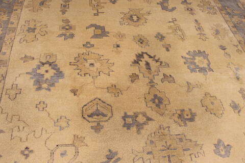 Oushak White Hand Knotted 89 X 119  Area Rug 301-135850 Image 5