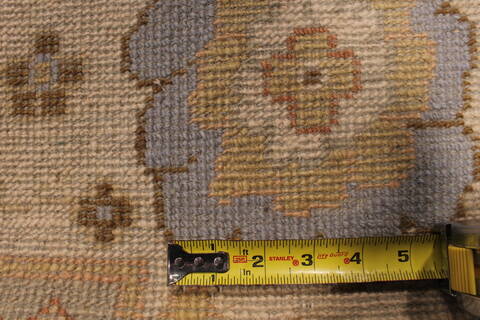 Oushak Blue Hand Knotted 810 X 117  Area Rug 301-135851 Image 9