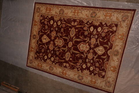 Pishavar Red Hand Knotted 811 X 119  Area Rug 301-135865 Image 10